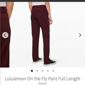 Lululemon On the Fly Pant